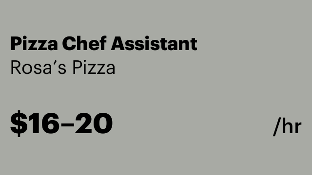 Pizza Chef Assistant