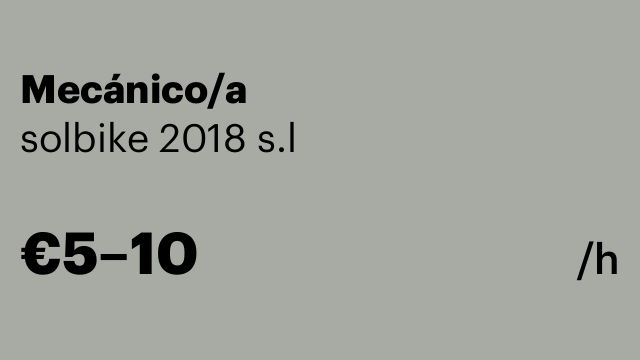 Mecánico/a