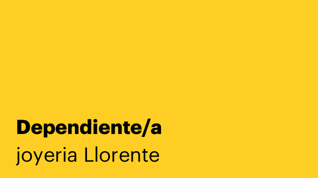 Dependiente/a
