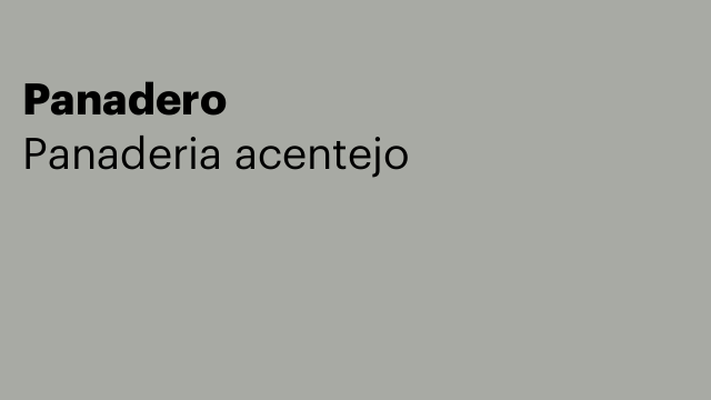 Panadero