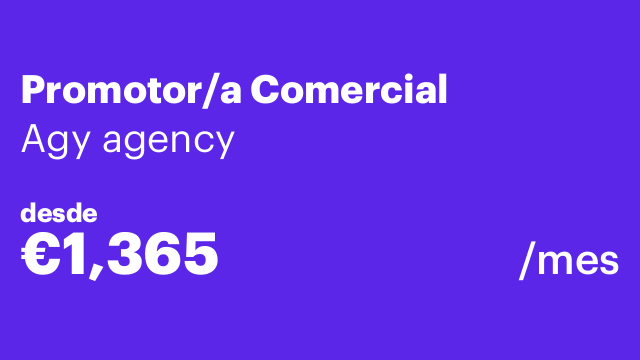 Promotor/a Comercial