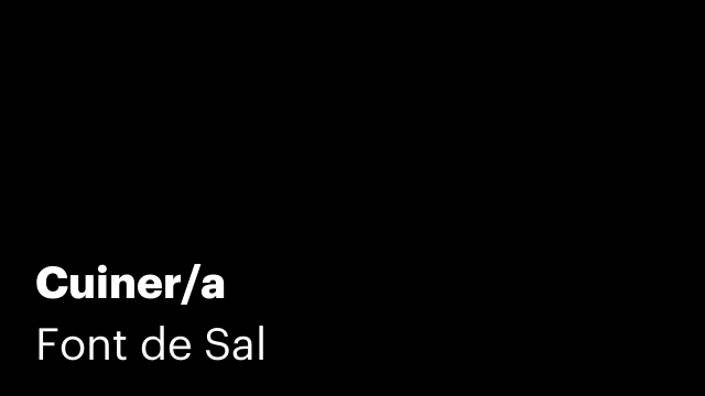 Cuiner/a