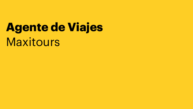 Agente de Viajes