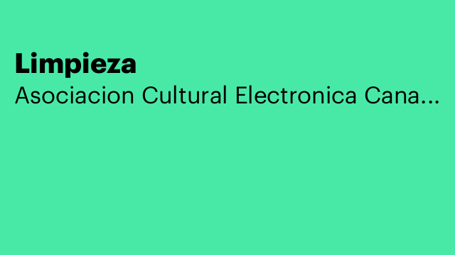 Limpieza