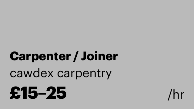Carpenter / Joiner