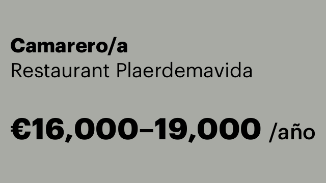 Camarero/a
