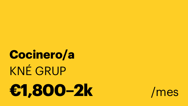 Cocinero/a