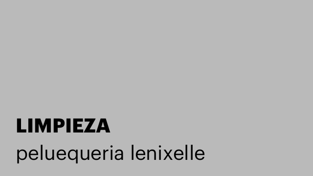LIMPIEZA