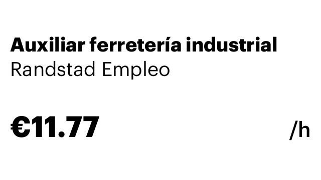Auxiliar ferretería industrial