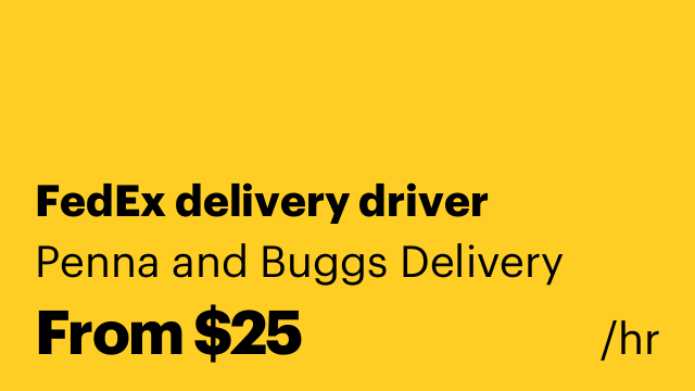 FedEx delivery driver