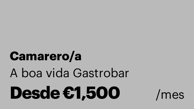 Camarero/a