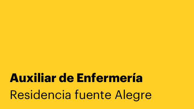 Auxiliar de Enfermería