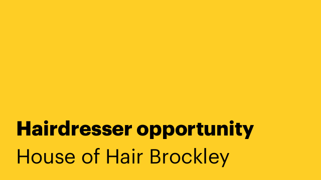 Hairdresser opportunity