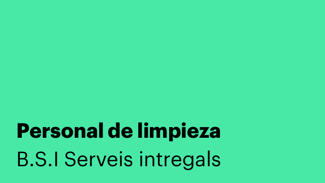 Personal de limpieza