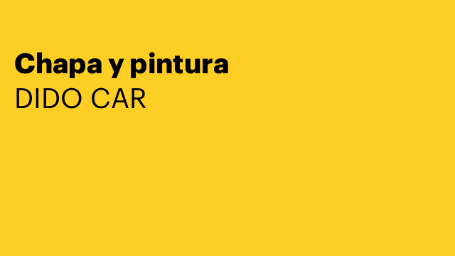 Chapa y pintura