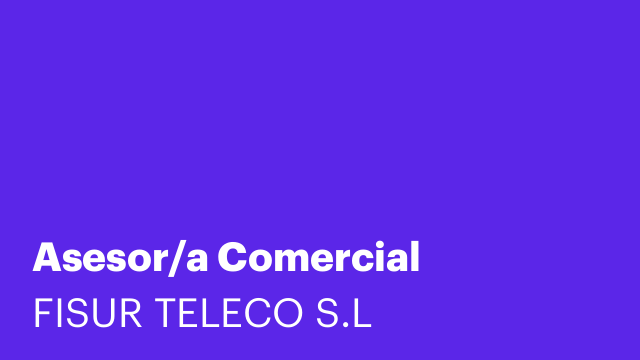 Asesor/a Comercial