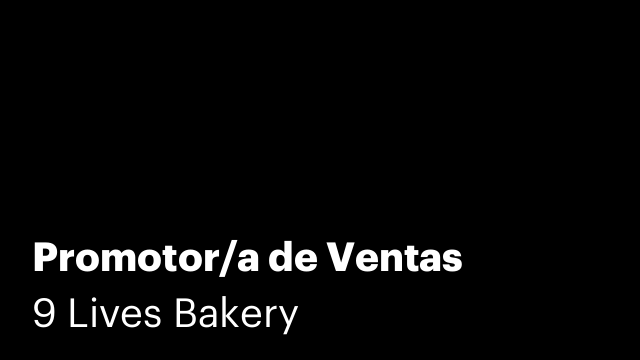 Promotor/a de Ventas