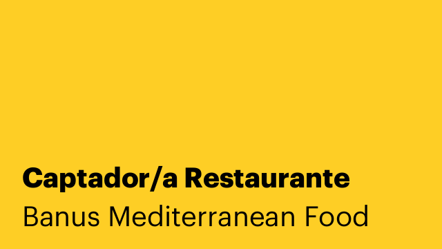 Captador/a Restaurante