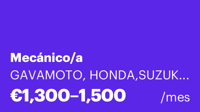 Mecánico/a