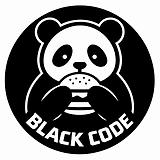 Black code logo