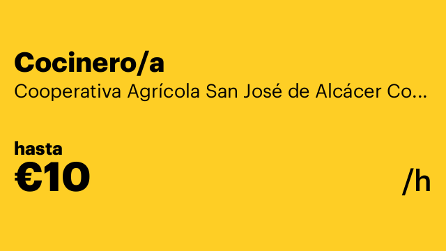Cocinero/a