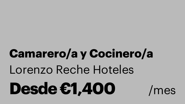 Camarero/a y Cocinero/a