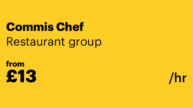 Commis Chef