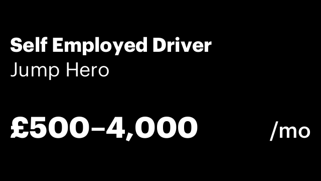 Self Employed Driver