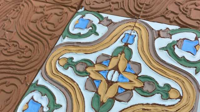 PINTOR CUERDA SECA CERAMICA