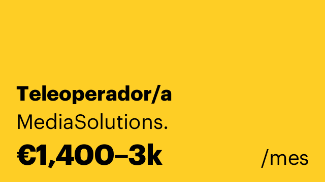 Teleoperador/a