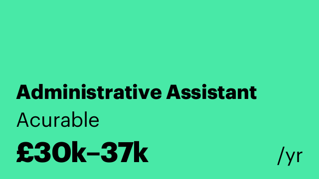 Administrative Assistant