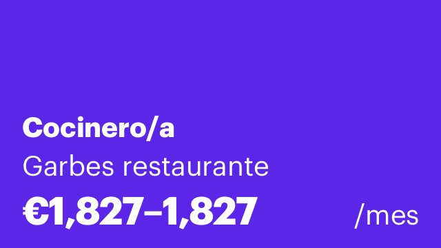 Cocinero/a