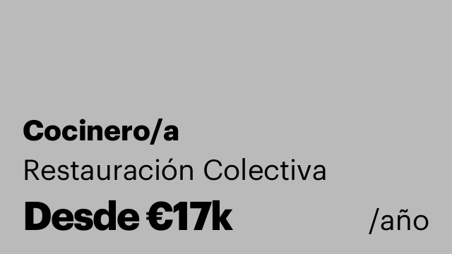 Cocinero/a