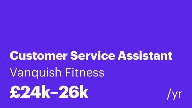 Customer Service Assistant