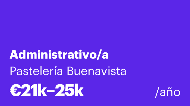 Administrativo/a