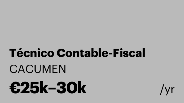 Técnico Contable-Fiscal