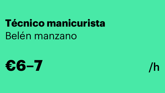 Técnico manicurista