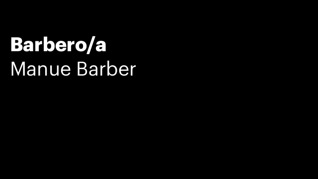 Barbero/a