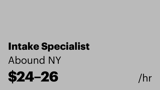 Intake Specialist