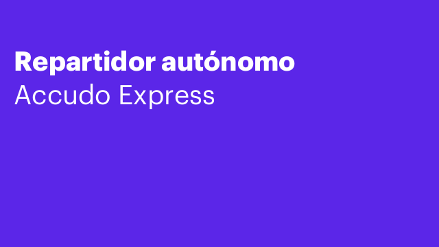 Repartidor autónomo
