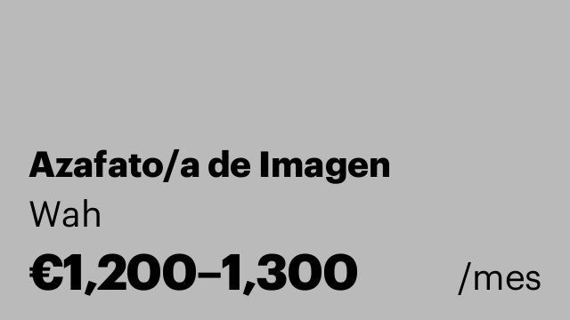 Azafato/a de Imagen