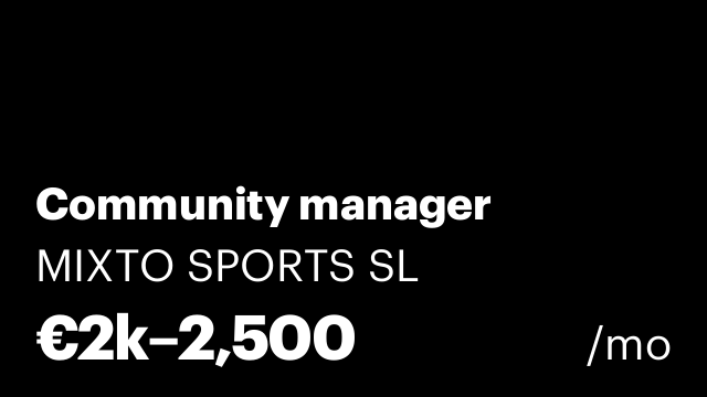 Community manager
