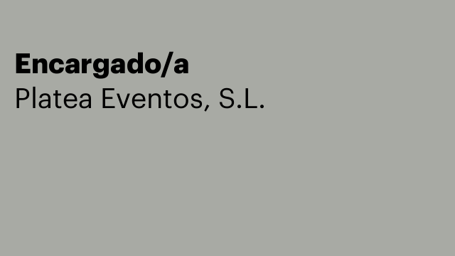 Encargado/a