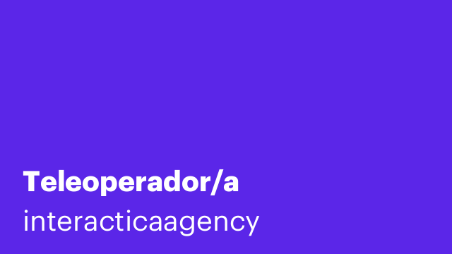Teleoperador/a