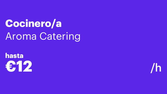 Cocinero/a