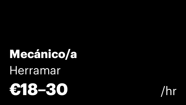 Mecánico/a