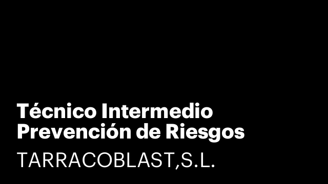 Técnico Intermedio Prevención de Riesgos