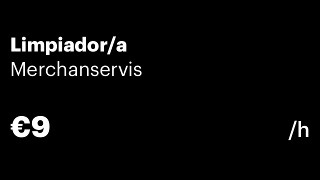 Limpiador/a