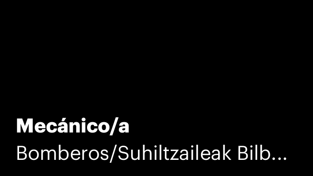 Mecánico/a