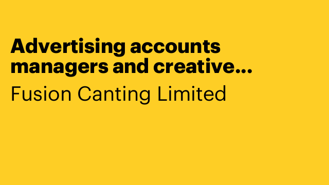 Advertising accounts managers and creative directors